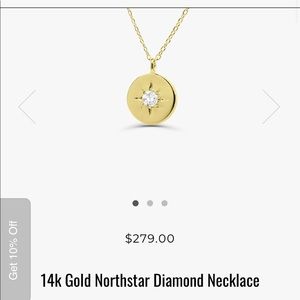 Ferkos Fine Jewelry 14k Gold and Diamond Necklace.